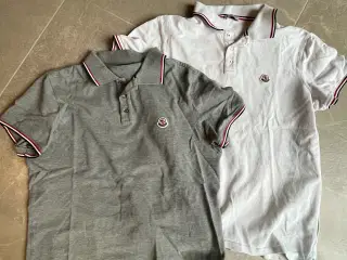 Moncler Poloshirt str. L og str. XL pris for 2