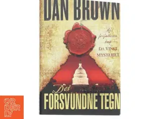 Det forsvundne tegn af Dan Brown (Bog)