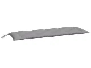 Hynde til havebænk 150x50x7 cm oxfordstof grå