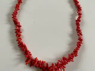 Vintage koralkæde - perlekæde af koraller