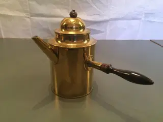 Kaffekande i messing, antik