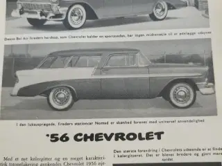 Chevrolet 1955 og Buick 56