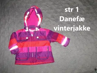 483) str Danefæ vinterjakke | - GulogGratis.dk