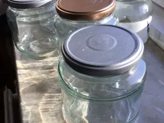 10 stk.Syltetøjs glas