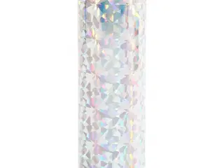 Dekorationsfolie, B: 15,5 cm, tykkelse 0,02 mm, sølv, 50cm/ 1 rl.