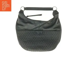 Sort skuldertaske fra Mandoline (str. 42 x 37 cm)