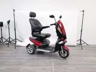 Vita el-scooter sort/rød