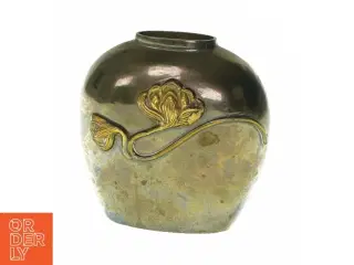 Metal Vase med mønster