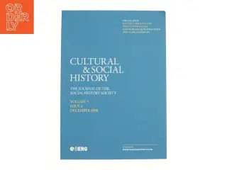 Cultural & social history  fra Bog