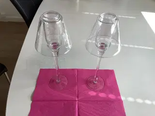 Glas lysestager