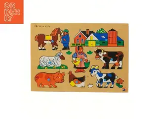 Bondegård træpuslespil (str. 29,5x21 cm)