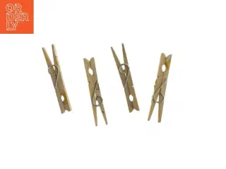 Trætøjklemme 4 styk (str. 4 styk. 8 cm)