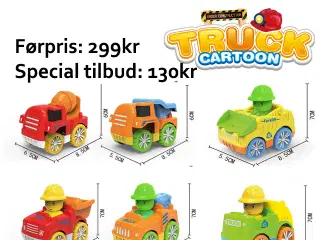 Friktionsdrevne konstruktion legetøjskøretøj-6dele
