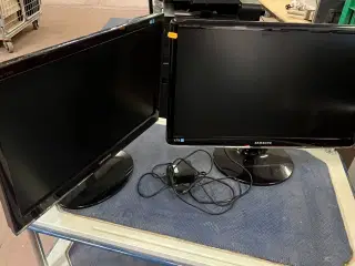 2 Stk. Skærme 24" SAMSUNG