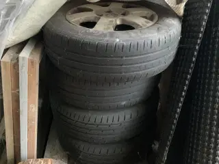 Originale Skoda fælge med fine sommer dæk