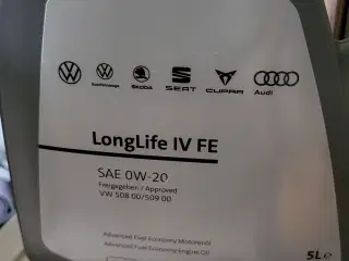 Original motor olie VW/Skoda SAE 0W-20 5L
