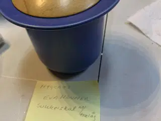 Rørstrand sukkerskål med trælåg