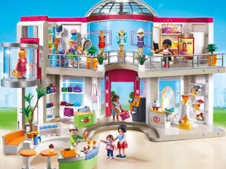 Playmobil indkøbscenter med masser af tilbehør