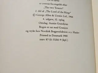 Ringenes Herre 2 De To Tårne af Tolkien 1988