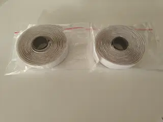 Hvidt velcro bånd selvklæbende