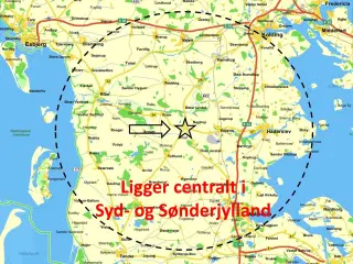 Billigt fjernlager centralt i syd- og Sønderjylland ved stort trafik knudepunkt