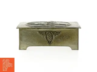 Dekorativ æske med mønstret låg (str. 15x11x5 cm)