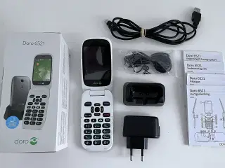 Mobil, klaptelefon, Hjælpemiddelstelefon Doro 6521