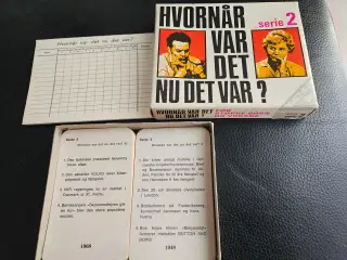 Hvornår var det nu det var? 