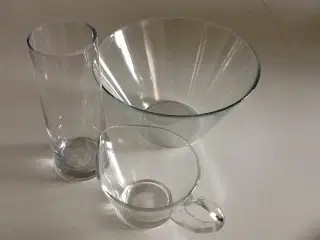 Glas skål/kande/vase Glas skål/