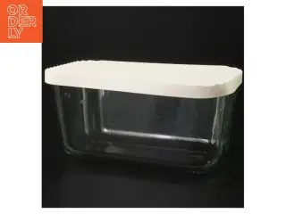 Opbevaringsbeholder med låg fra IKEA (str. 21 x. 12 cm)