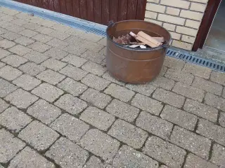 Brændespand kobber