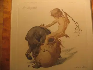 Louis Moe (1857-1945). Radering