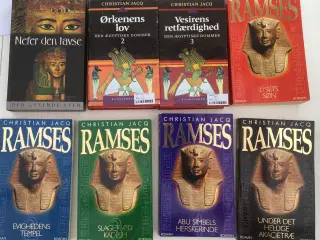 Nefet og Ramses bøger af Christian Jacq