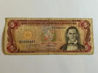 5 Pesos Dominican Republic