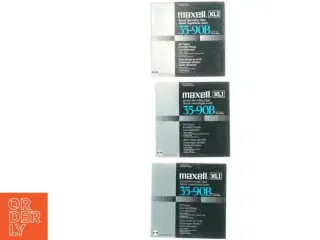 Maxell XLII 35-90B Lydbånd (3 stk) (str. 18 x 18 x 5 cm)
