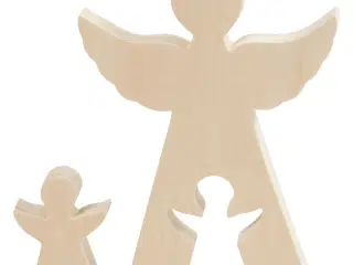 2i1 figur, engle, H: 7,8+20 cm, D: 2 cm, B: 4,5+14,3 cm, 1 sæt
