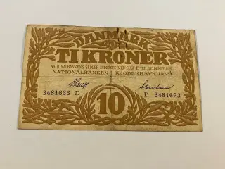 10 Kroner 1933 Danmark