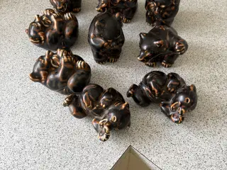 9 stk 1 klasse bjørne royal copenhagen