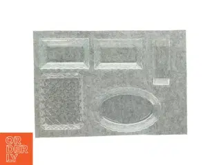 Fade i krystal og glas (5 styks) (str. L 18 til 27 cm)