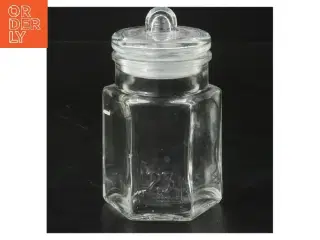 Glasbeholder med låg (str. 11,5 cm)