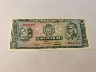 5 Soles De Oro Peru