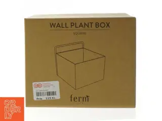 Vægbaseret plantekasse fra Ferm Living (str. 15x15 cm)