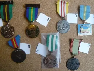 Diverse medaljer (10)