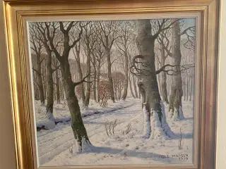 Oliemaleri af Ole Madsen, Christiansfeld