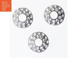 Smykkeperler med sten (str. 15 mm)