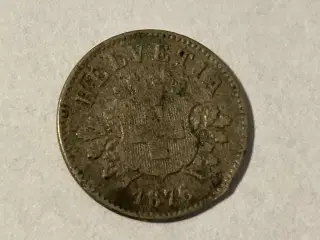 5 Rappen Switzerland 1876