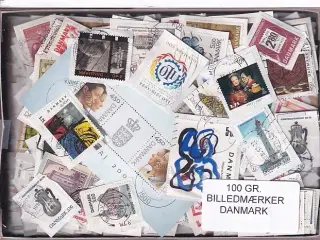 Danmark 100 g. Billedmærker Enkeltklip - Ny varer hjemkommet 10-03-2024