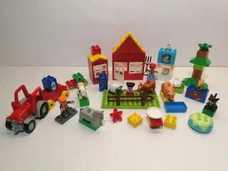 Duplo Bondegård Traktor med vogn, Mange Dyr