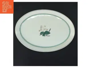 Ovalt porcelænsfad Hjertegræs, Royal Copenhagen(str. 25,5x18,5 cm) fra Royal Copenhagen (str. 25,5x18,5 cm)