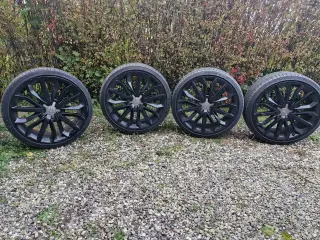 Audi alufælge med dæk 5x112 